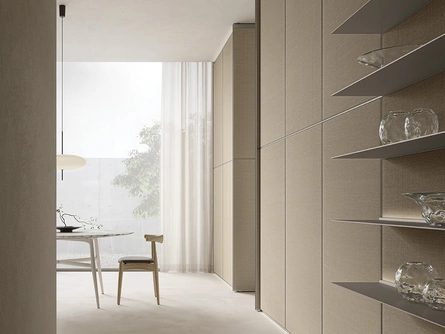Boiserie Modulor Rafia di Rimadesio