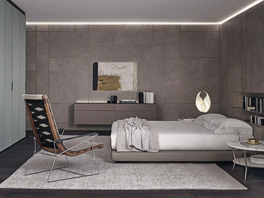 Boiserie Modulor Gres Moka di Rimadesio