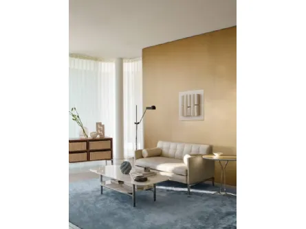 Tavolino di design con base a forma di zampa con artigli Traccia in fusione di bronzo di Cassina