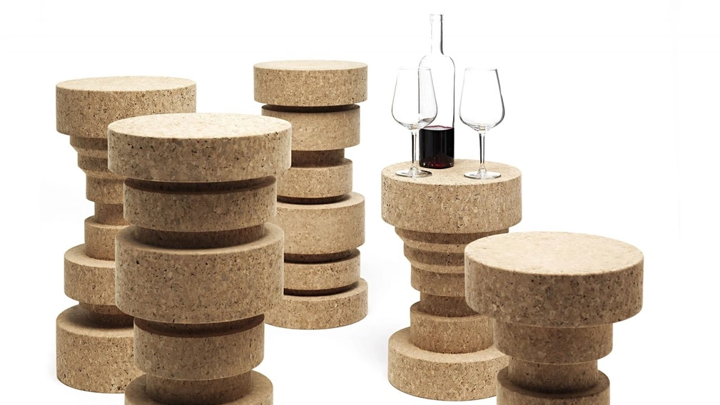 Tavolino in sughero King&Queen di Mogg