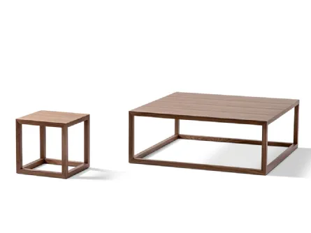 Tavolino geometrico in legno di rovere Note di Cassina