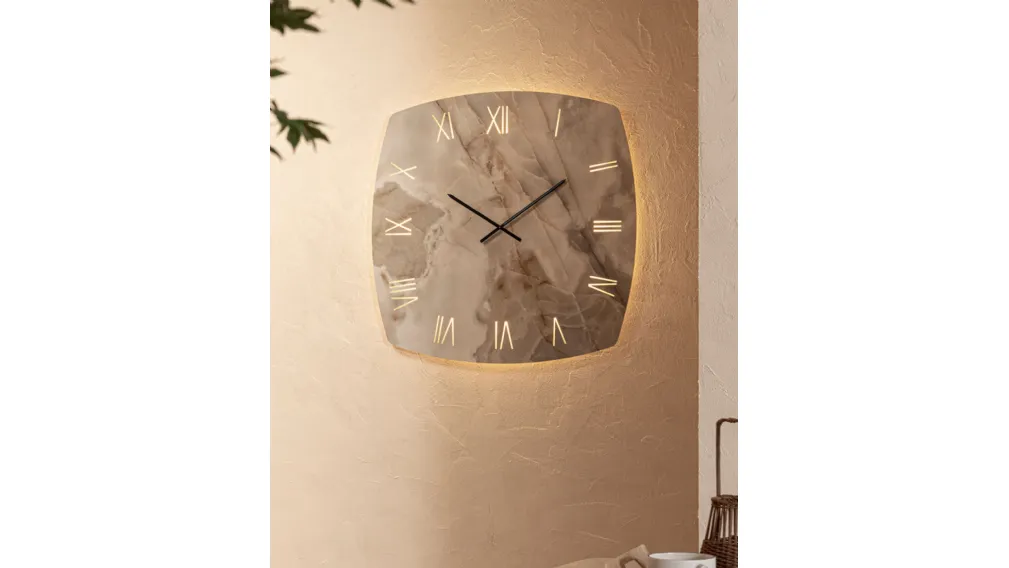 Orologio Portorotondo in ceramica di Riflessi