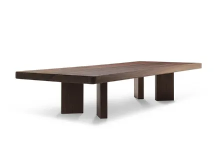 Tavolino in legno scuro Plana di Cassina