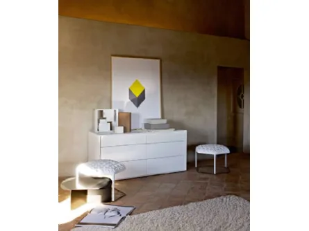 Pouf Hive in pelle di B&B Italia