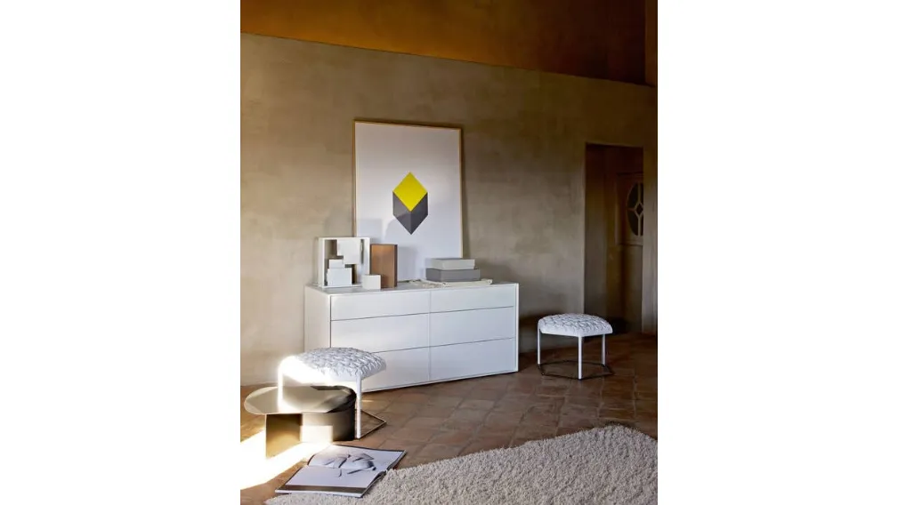 Pouf Hive in pelle di B&B Italia