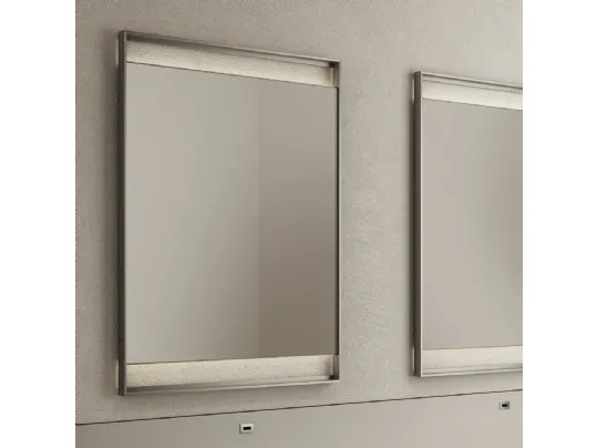 Specchio Rialto con cornice in alluminio di Rimadesio
