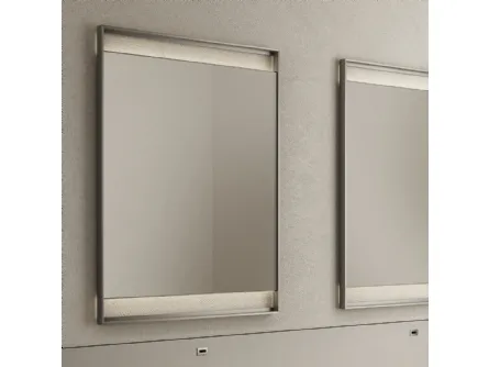 Specchio Rialto con cornice in alluminio di Rimadesio
