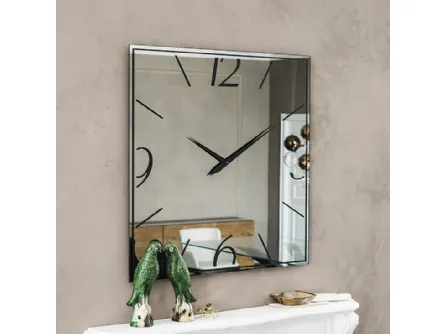 Specchio quadrato in cristallo serigrafato Moment di Cattelan Italia