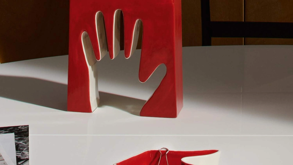 Vaso Impronta in ceramica di Cassina