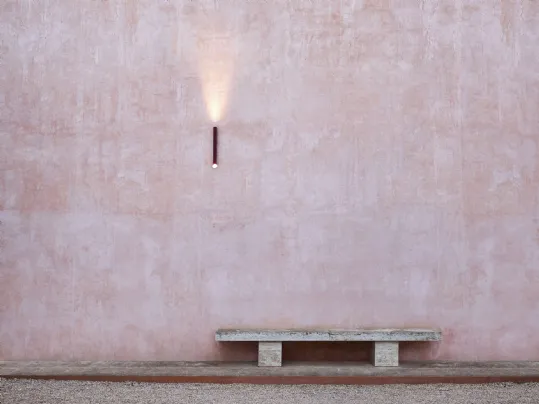 Lampada da esterno a biemissione in alluminio Flauta Spiga di Flos