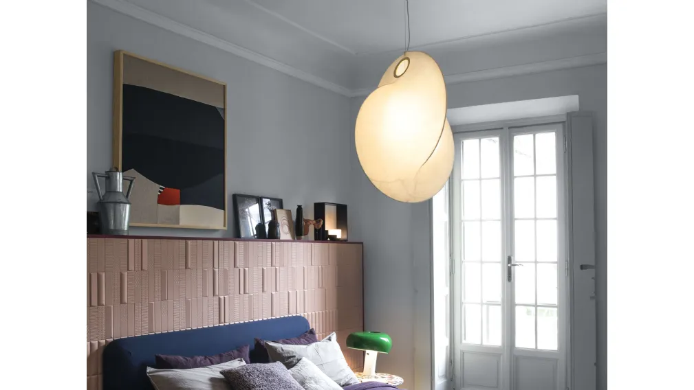 Lampada in resina Overlap Suspension di Flos