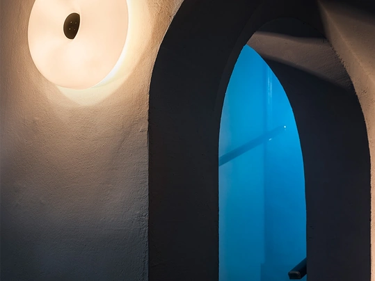 Lampada da parete in vetro soffiato Circus di Foscarini