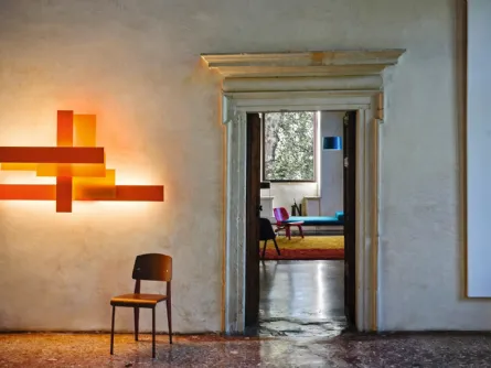 Lampada da parete modulare ad effetto tridimensionale Fields di Foscarini