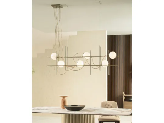 Lampada a sospensione Iron S di Riflessi
