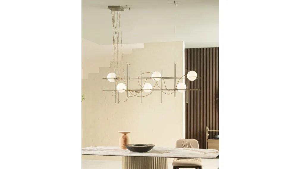 Lampada a sospensione Iron S di Riflessi