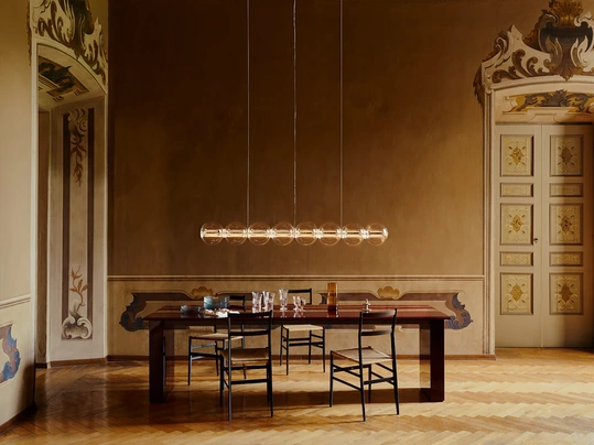 Lampada a sospensione Luce Sferica in vetro soffiato di Flos