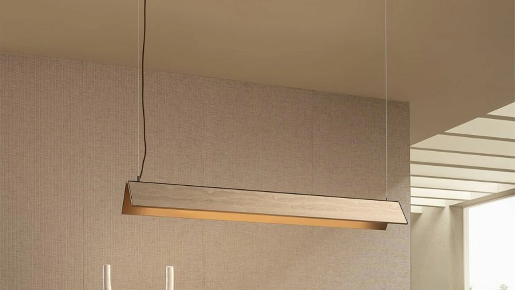Lampada a sospensione Lucilla S in metallo e ceramica di Riflessi
