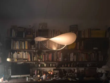 Lampada a sospensione Plena in PVC e alluminio di Foscarini