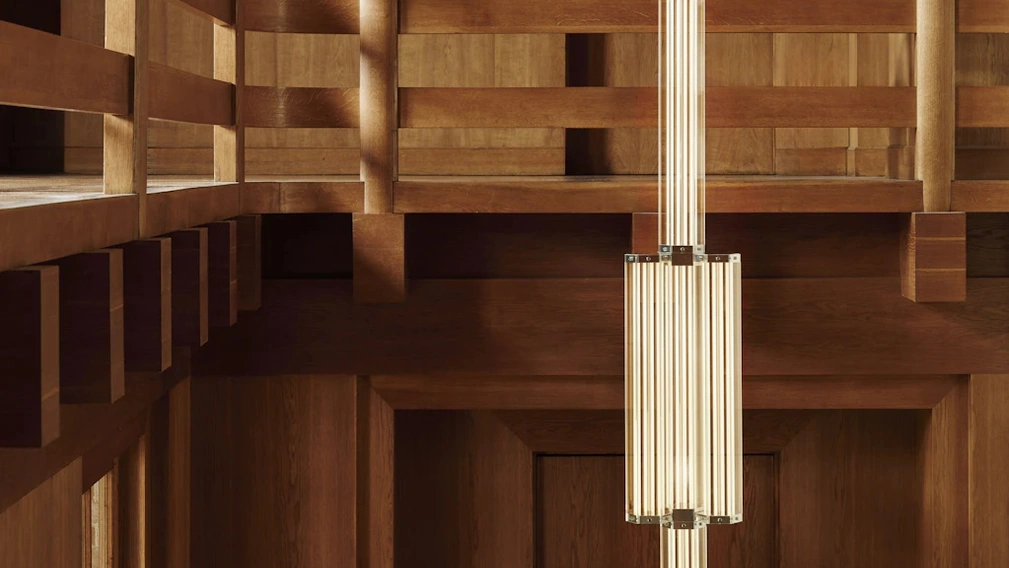 Lampada in vetro SuperWire Suspension di Flos