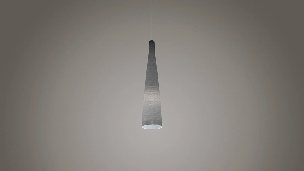 Lampada a sospensione in fibra di vetro e carbonio Tite di Foscarini