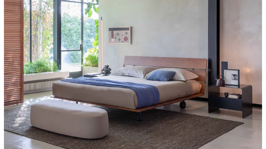 Letto matrimoniale Tadao di Flou