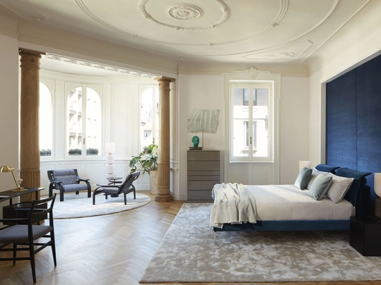 Letto imbottito Moov di Cassina