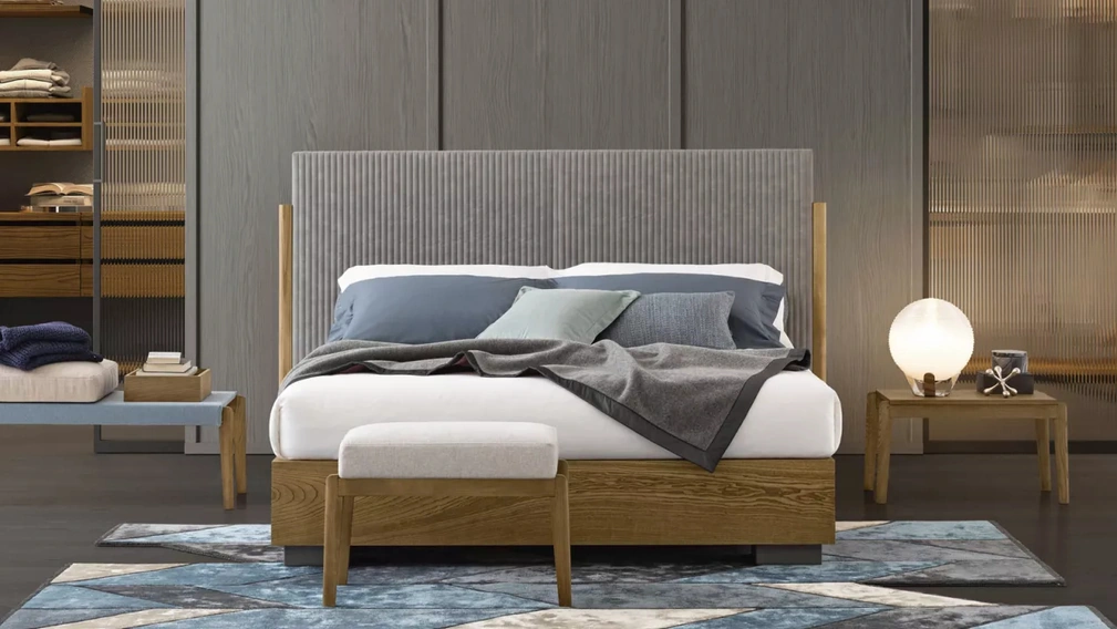 Letto con contenitore Promenade di Oggioni