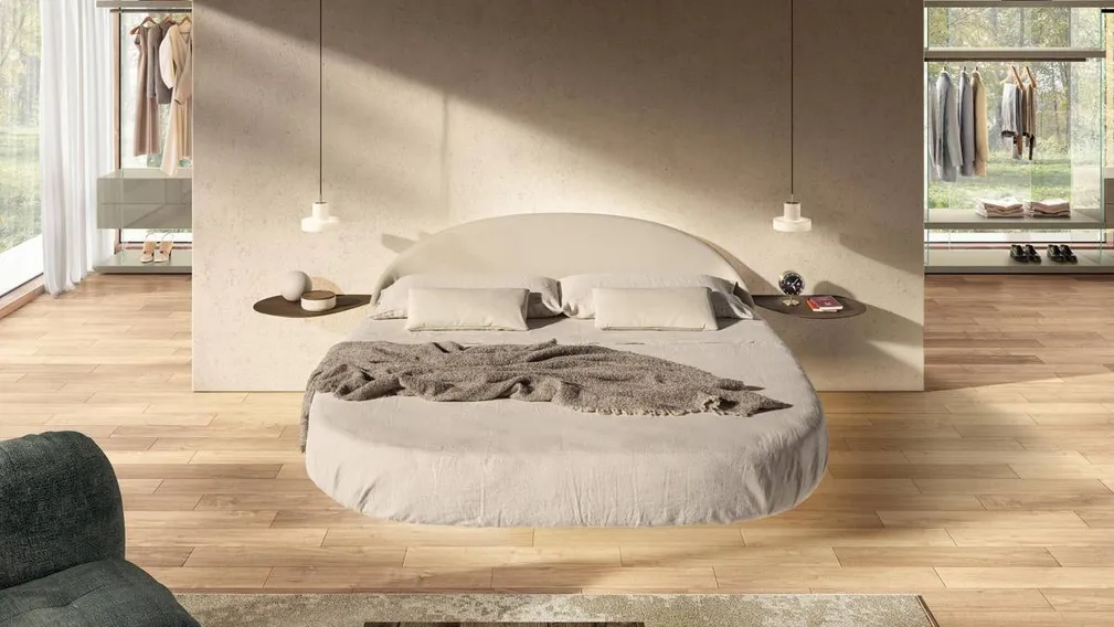 Letto Roundy Fluttua 2897 di Lago