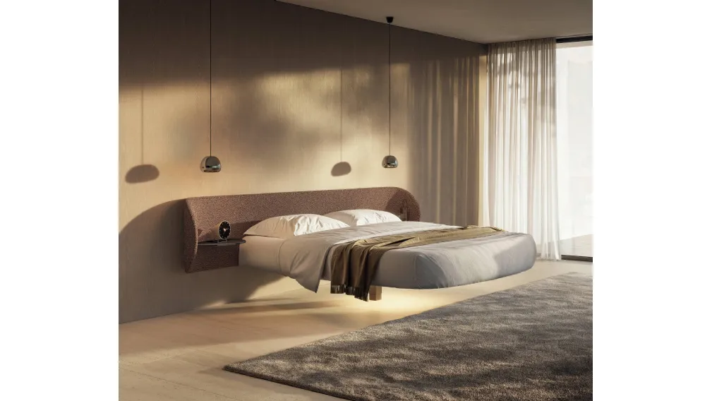 Letto Roundy Fluttua 2907 di Lago