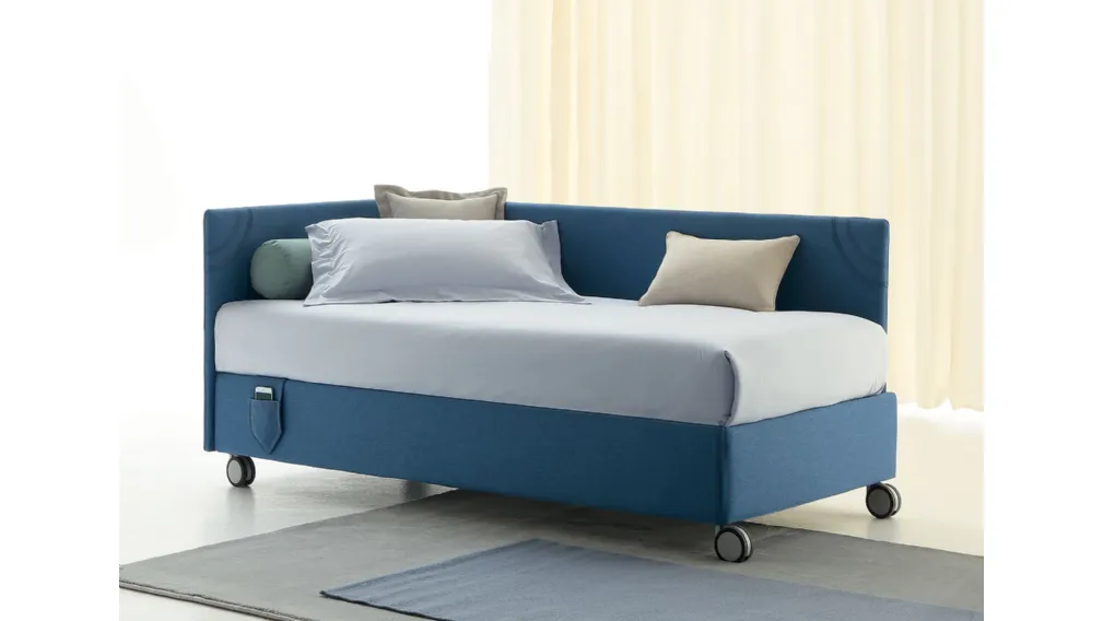 Daybed singolo Golf 219 Jeans Mode in tessuto di Oggioni