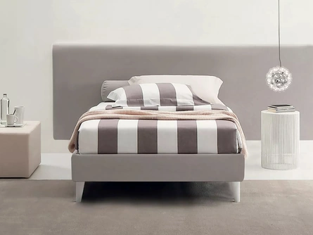 Letto singolo Kelly Tessile con contenitore di Oggioni