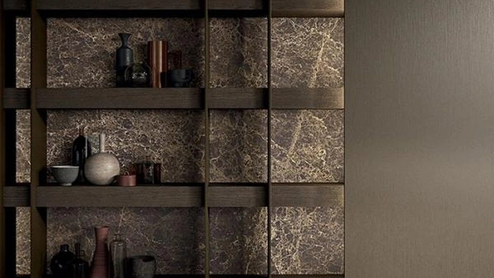 Libreria a muro Brera 04 di Modulnova