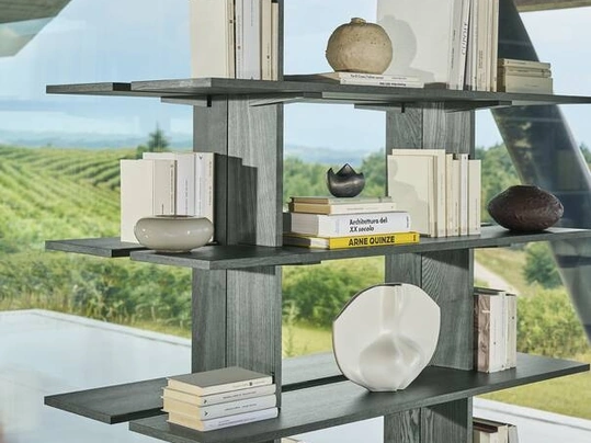 Libreria componibile in legno FF Spine di Cassina