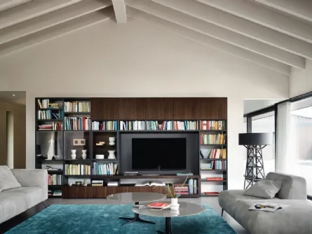 Libreria con vano porta TV Modo M6C61 di Sangiacomo