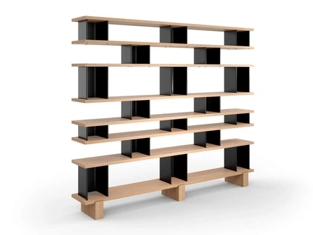 Libreria Nuage à Plots in legno e alluminio di Cassina