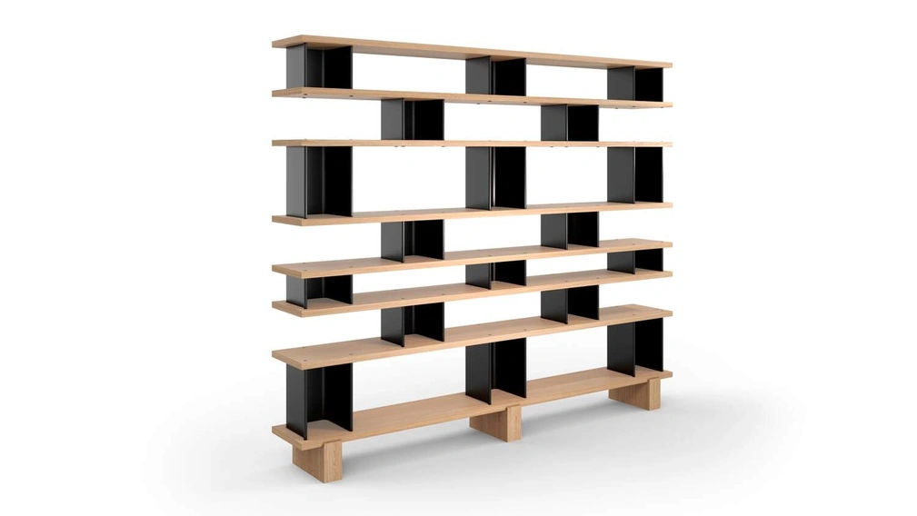Libreria Nuage à Plots in legno e alluminio di Cassina