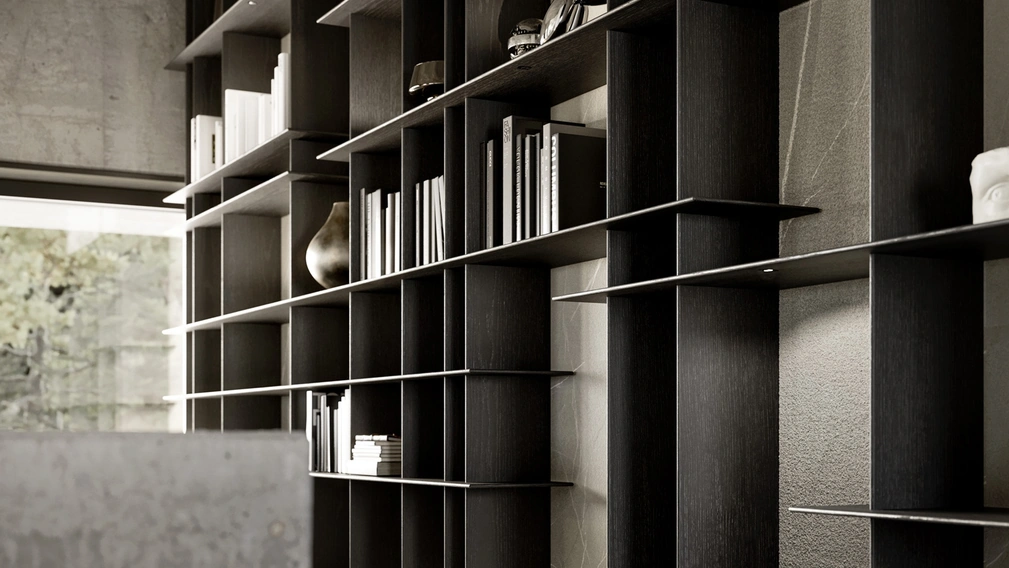 Libreria componibile Soft di Modulnova
