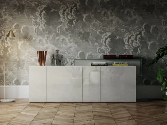 Madia 36e8 13608 in vetro lucido color Cocco di Lago
