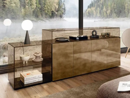 Madia 36e8 Glass 1339 in vetro effetto bronzo di Lago