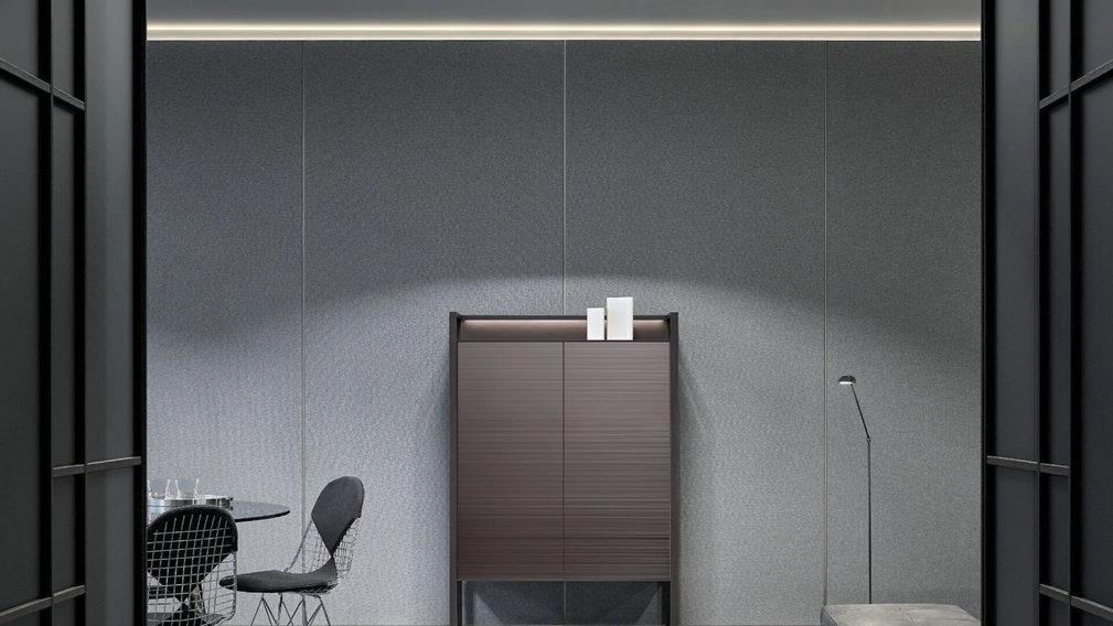 Madia Rialto Amaranto Taiga di Rimadesio