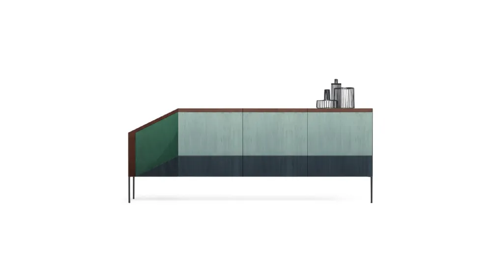 Madia in legno di design Ritratti di Mogg