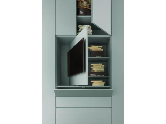 Mobile Porta Tv in laccato opaco di Caccaro
