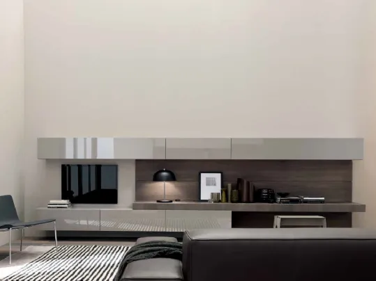 Parete Attrezzata Blade progetto 02 di Modulnova