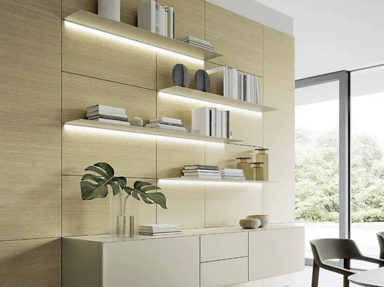 Parete Attrezzata Domino Boiserie 01 di Sangiacomo