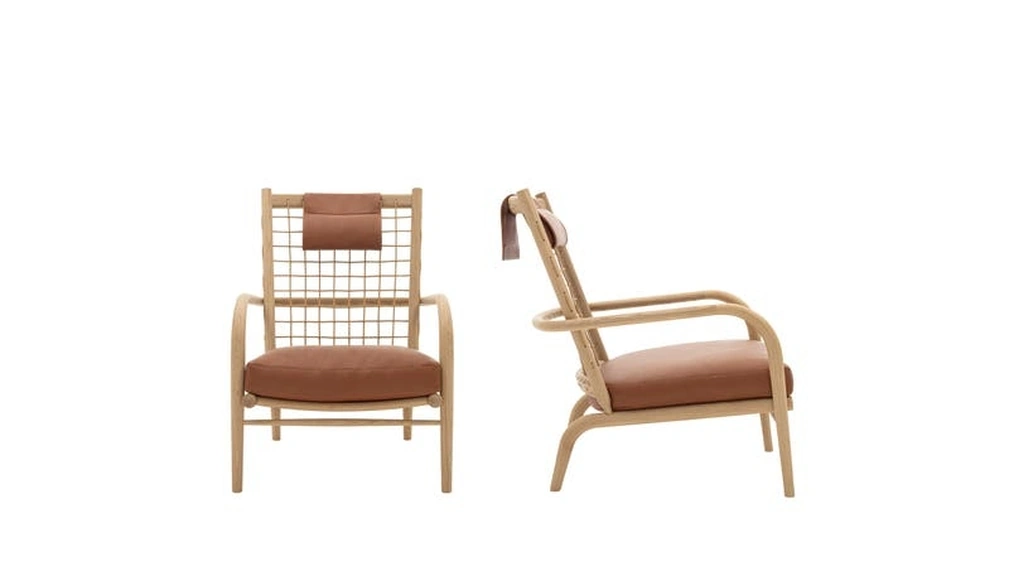 Poltroncina in legno Alvar di B&B Italia