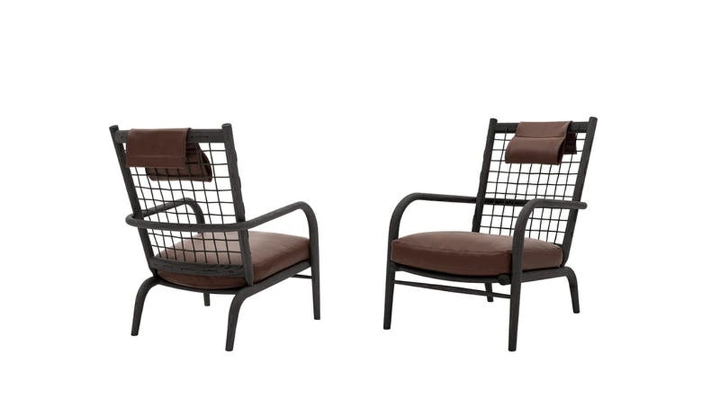 Poltroncina in legno Alvar di B&B Italia