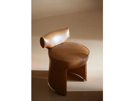 Poltroncina in pelle Inga di Baxter
