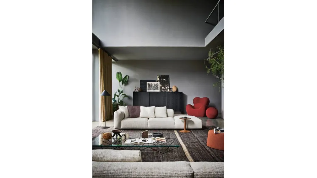 Poltrona di design in tessuto Serie Up 2000 di B&B Italia