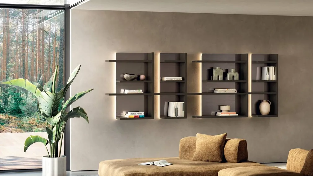 Divano con penisola Air Soft Free di Lago