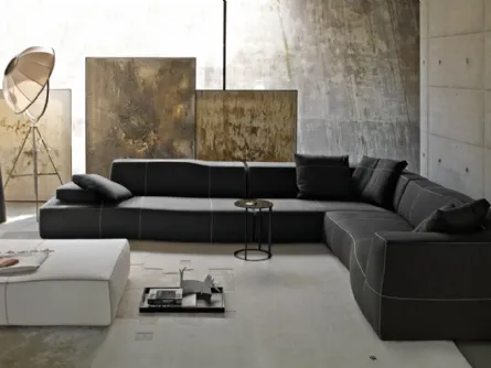 Divano angolare Bend Sofa in tessuto di B&B Italia
